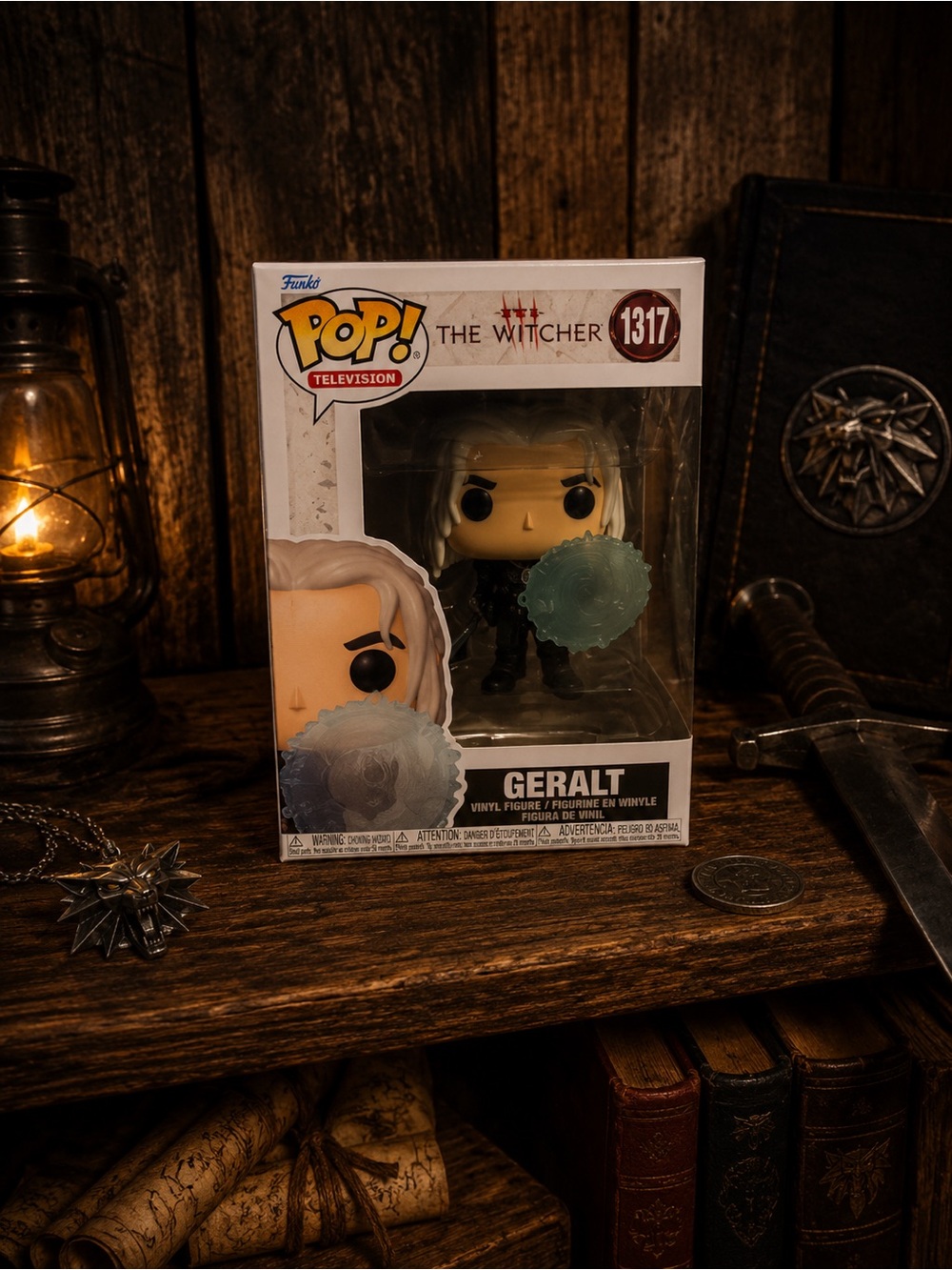 THE WITCHER POP! GERALT WITH SHIELD #1317